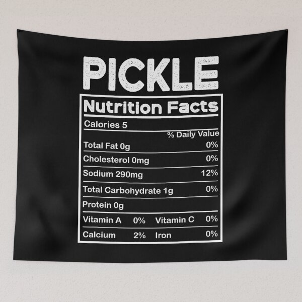 Aperçu de l'œuvre Pyjamas assortis pour Thanksgiving pour la famille Pickle Valeurs nutritionnelles 1 créée et vendue par decruhammij.