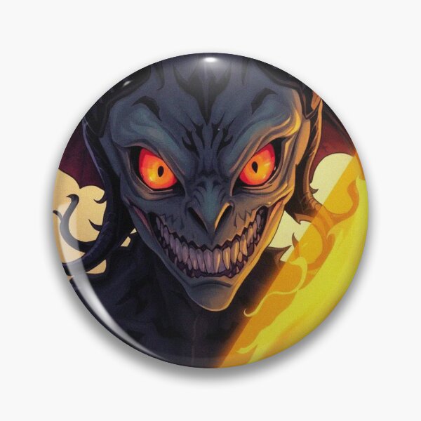 Item preview,  Demonic evil creature cool heavy metal halloween artwork designed and sold by Vintage Designs +.