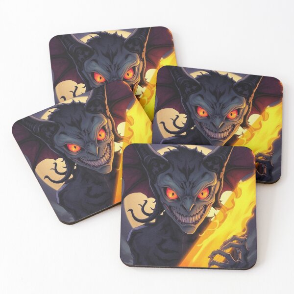 Item preview,  Demonic evil creature cool heavy metal halloween artwork designed and sold by Vintage Designs +.