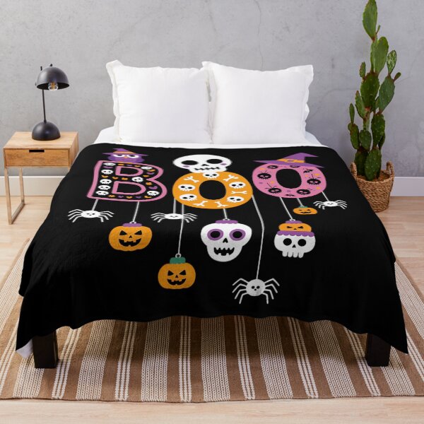 Item preview, Boo Halloween Spiders, Ghosts, Pumkin & Witch Hat designed and sold by Bandikonsalez.