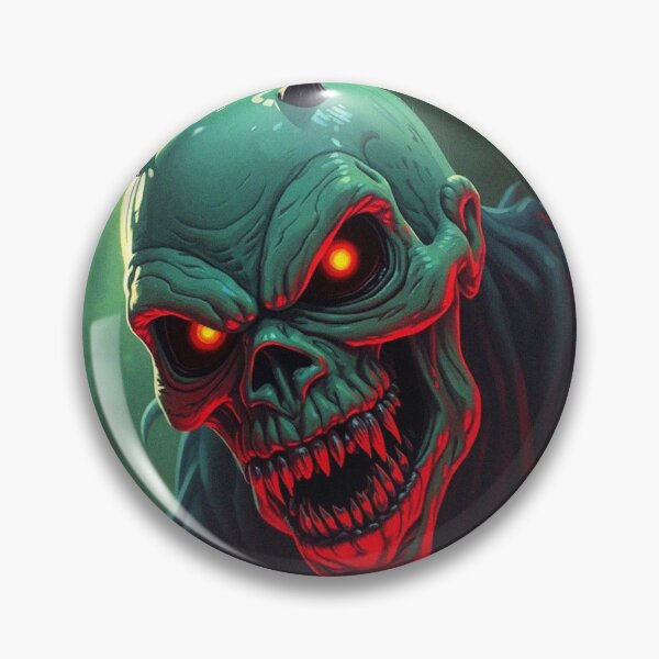 Item preview, Demonic evil creature cool heavy metal halloween artwork designed and sold by Vintage Designs +.