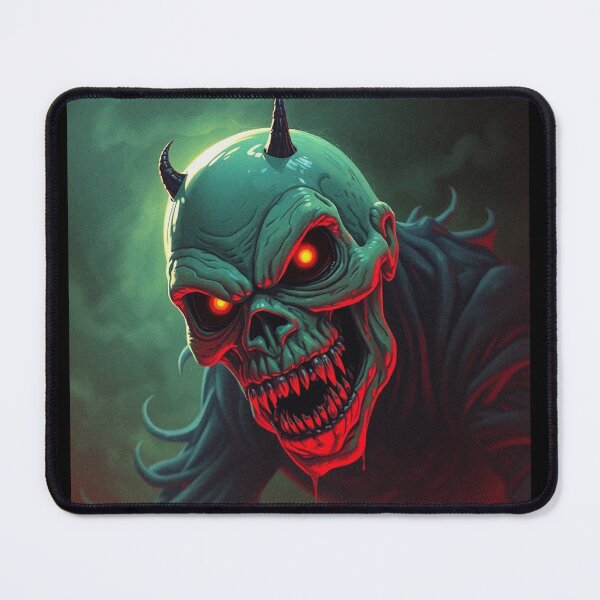 Item preview, Demonic evil creature cool heavy metal halloween artwork designed and sold by Vintage Designs +.
