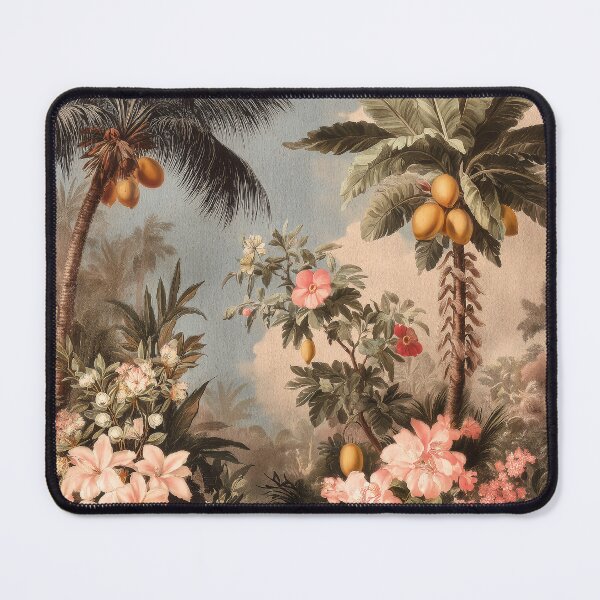 Item preview, Vintage Tropical Paradise with Palm Trees designed and sold by Jirka Svetlik, Studio Illuvision.