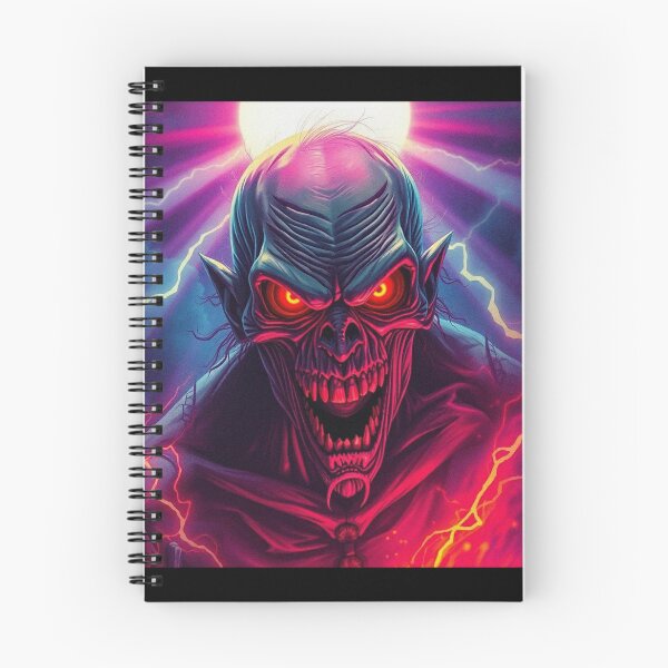 Item preview, Demonic evil creature cool heavy metal halloween artwork designed and sold by Vintage Designs +.