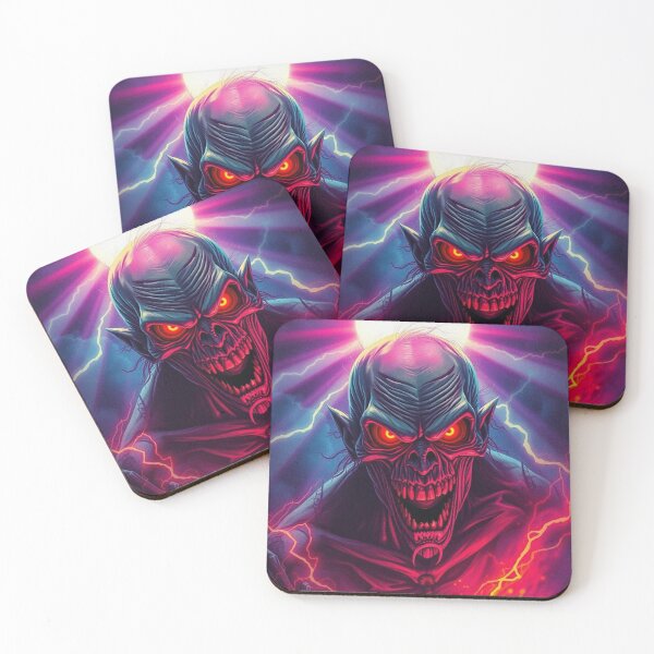 Item preview, Demonic evil creature cool heavy metal halloween artwork designed and sold by Vintage Designs +.