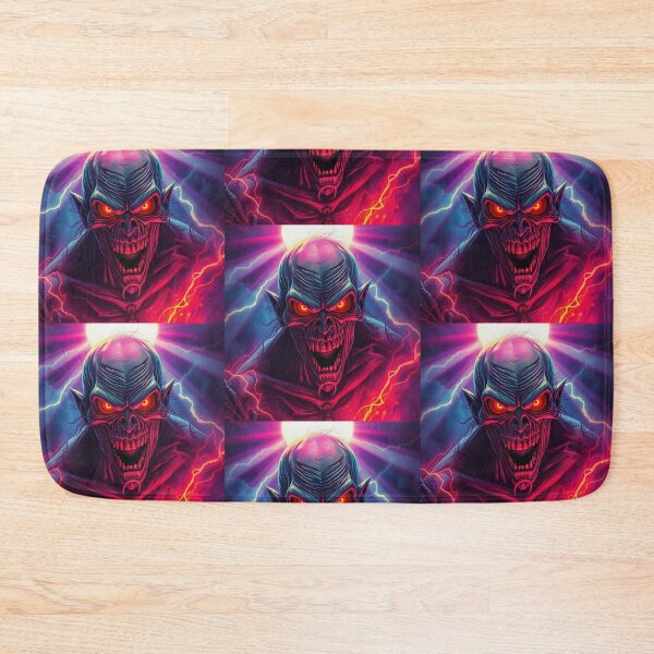 Item preview, Demonic evil creature cool heavy metal halloween artwork designed and sold by Vintage Designs +.