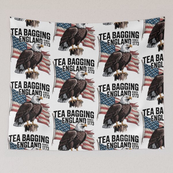 Item preview,  Tea Bagging England Since 1773 - Funny Patriotic History designed and sold by andres-cohen.