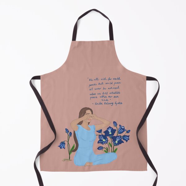 Item preview, World Peace Begins Within – Yoga Pose Inspirational Quote Art designed and sold by angelyara.