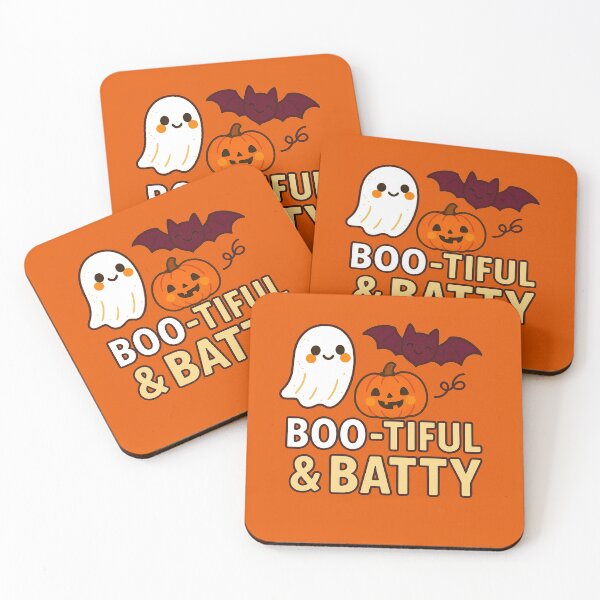 Item preview, Boo-tiful & Batty – Halloween Cutie Crew designed and sold by WheelieGdArt.