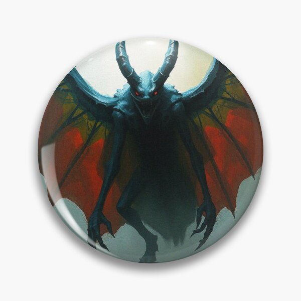 Item preview, The Mothman cryptid painting designed and sold by Vintage Designs +.