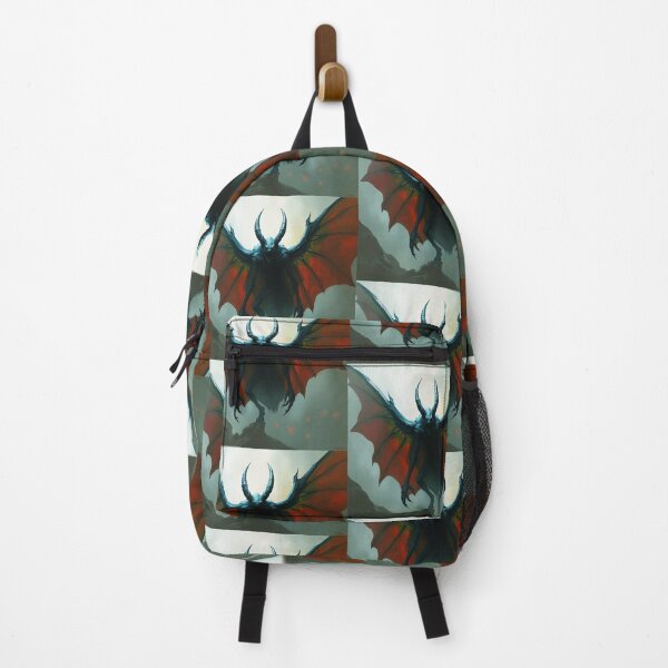 Item preview, The Mothman cryptid painting designed and sold by Vintage Designs +.
