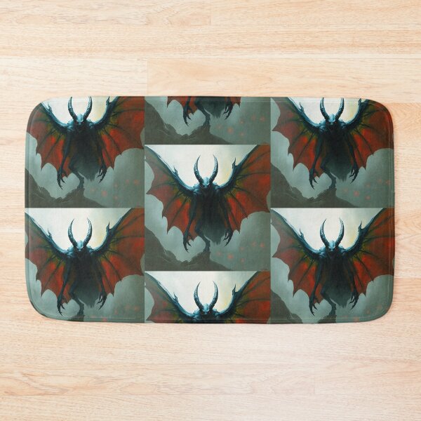 Item preview, The Mothman cryptid painting designed and sold by Vintage Designs +.