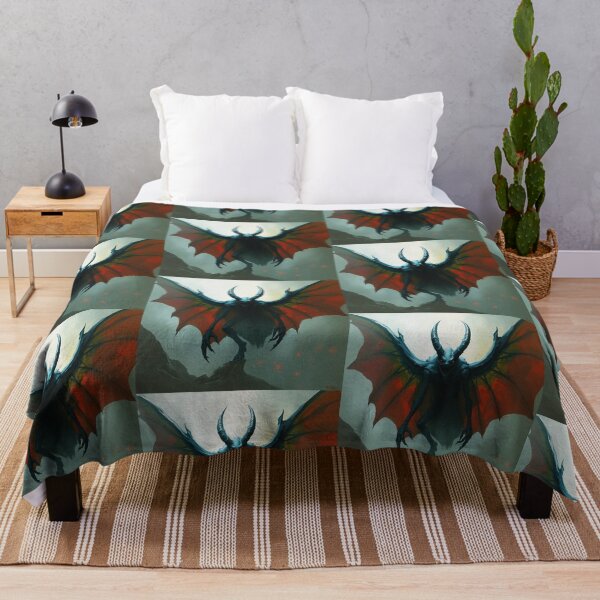 Item preview, The Mothman cryptid painting designed and sold by Vintage Designs +.