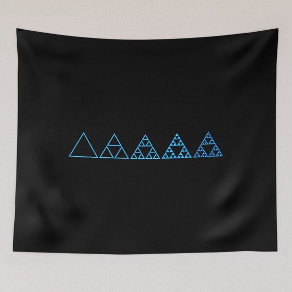 Item preview, Math Sierpinski Triangles Fractal Geometry Mathematics 		 designed and sold by decruhammij.
