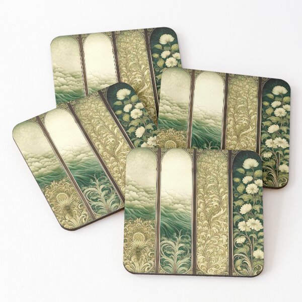 Item preview, Verdant Nouveau Panels designed and sold by LanaGustavsson.