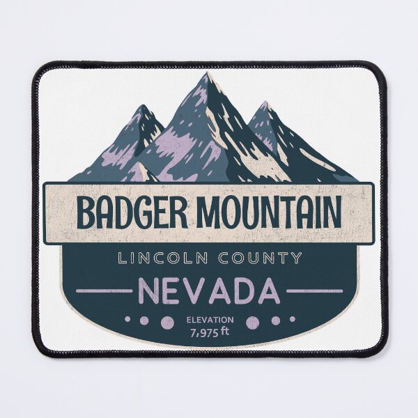 Item preview, Badger Mountain, Lincoln County, Nevada, Mountain Design designed and sold by Wanderful-roads.