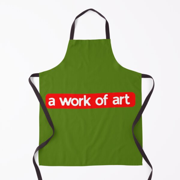 Item preview, Minimalist Typography Quote Design – “A Work of Art” Red Text Aesthetic designed and sold by Minimum-Rage.