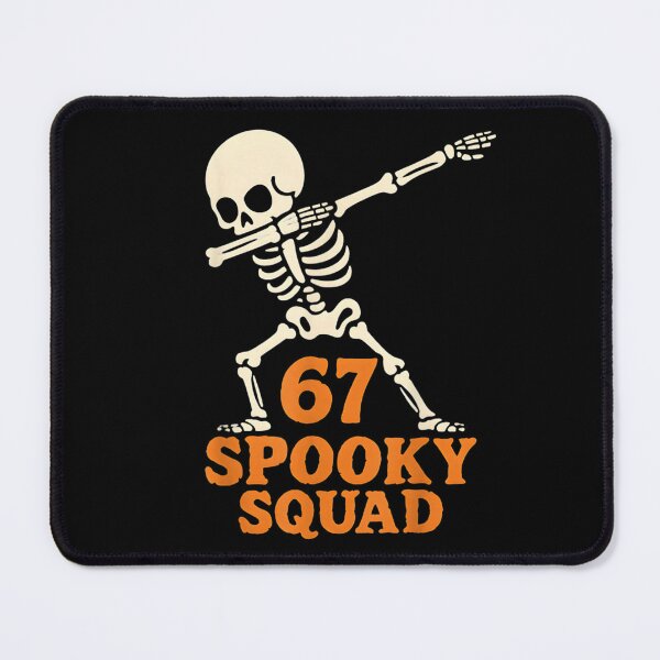 Item preview, 67 Halloween Meme Dabbing Skeleton Six Seven Spooky Squad T-Shirt designed and sold by HarinDonreka.