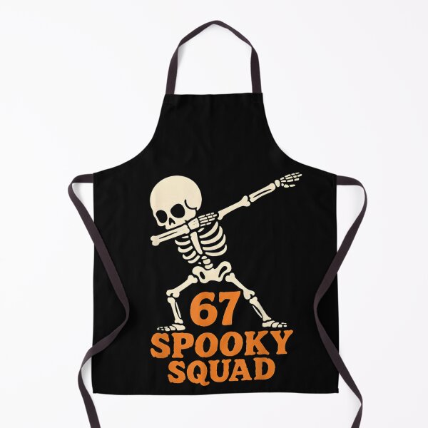 Item preview, 67 Halloween Meme Dabbing Skeleton Six Seven Spooky Squad T-Shirt designed and sold by HarinDonreka.