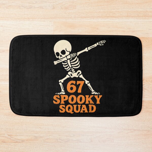 Item preview, 67 Halloween Meme Dabbing Skeleton Six Seven Spooky Squad T-Shirt designed and sold by HarinDonreka.