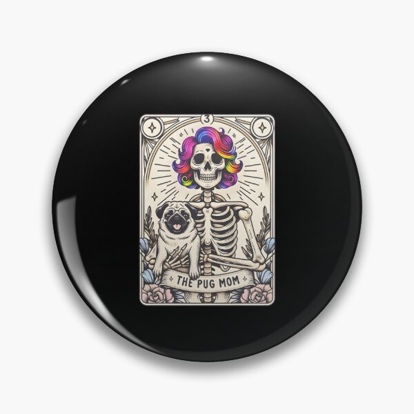 Artikelvorschau, Die Mops-Mama-Tarotkarte entworfen und verkauft von ElizabethMorri2.