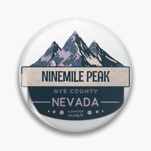 Item preview, Ninemile Peak, Nye County, Nevada, Mountain Design designed and sold by Wanderful-roads.
