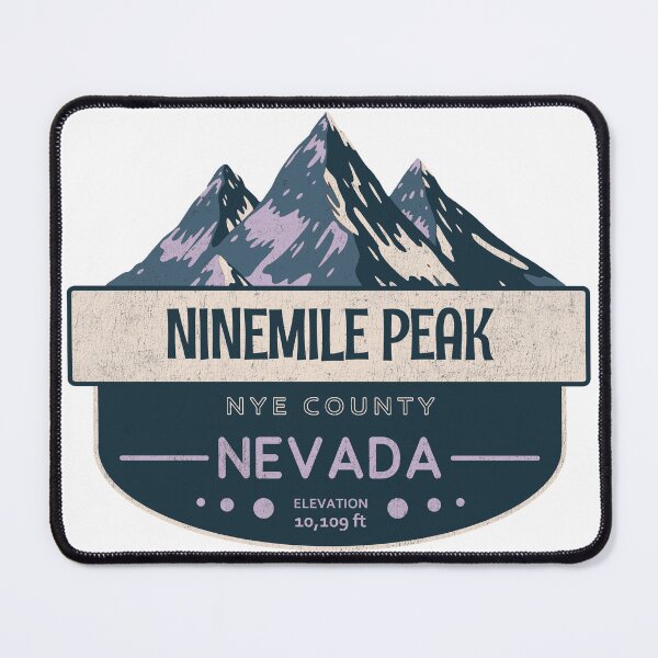 Item preview, Ninemile Peak, Nye County, Nevada, Mountain Design designed and sold by Wanderful-roads.