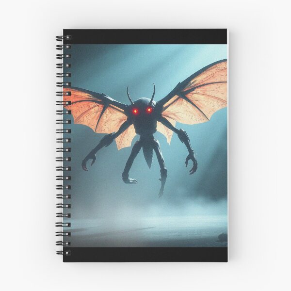 Item preview, The Mothman cryptid painting designed and sold by Vintage Designs +.