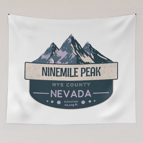 Item preview, Ninemile Peak, Nye County, Nevada, Mountain Design designed and sold by Wanderful-roads.
