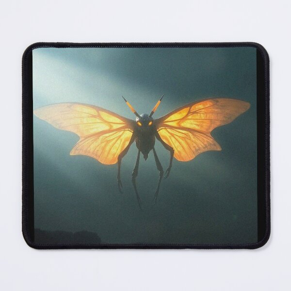 Item preview, The Mothman cryptid painting designed and sold by Vintage Designs +.