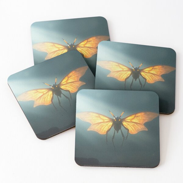 Item preview, The Mothman cryptid painting designed and sold by Vintage Designs +.