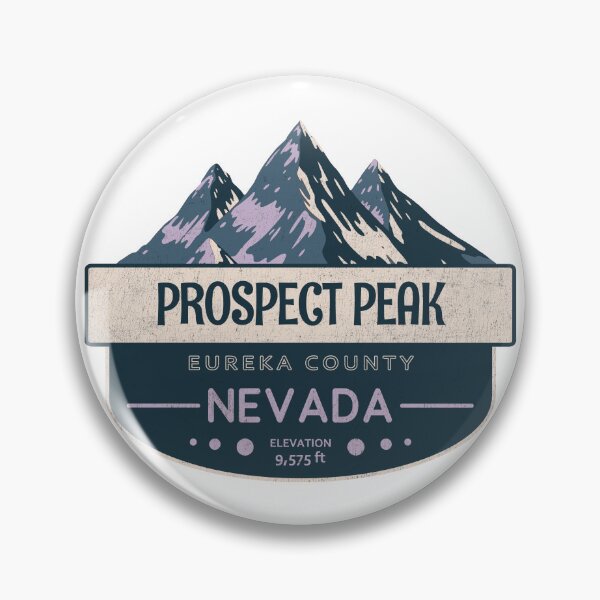 Item preview, Prospect Peak, Eureka County, Nevada, Mountain Design designed and sold by Wanderful-roads.