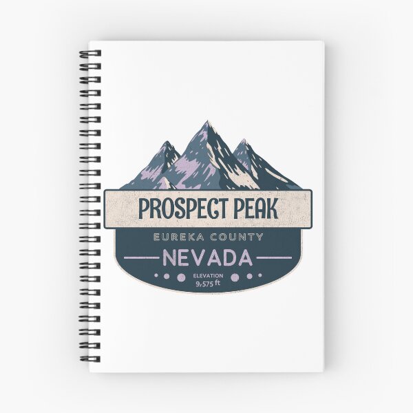 Item preview, Prospect Peak, Eureka County, Nevada, Mountain Design designed and sold by Wanderful-roads.