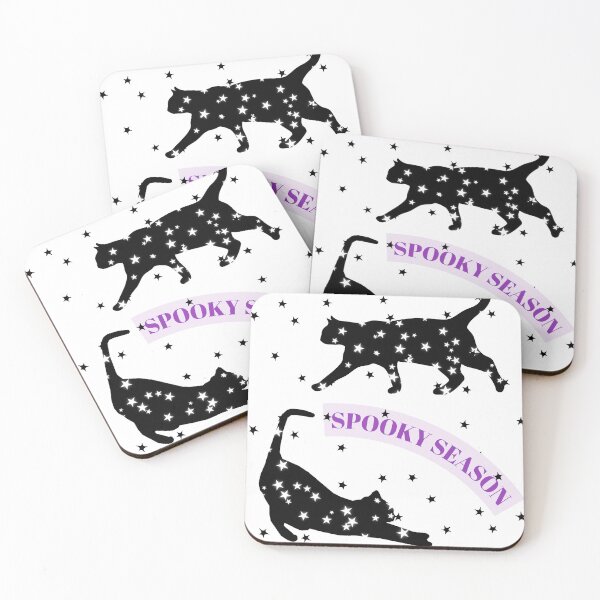 Item preview, Spooky Season Cats with Stars designed and sold by UranianDreams.