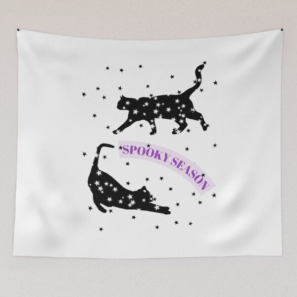 Item preview, Spooky Season Cats with Stars designed and sold by UranianDreams.