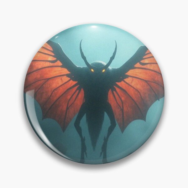 Item preview, e Mothman cryptid painting designed and sold by Vintage Designs +.