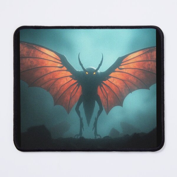 Item preview, e Mothman cryptid painting designed and sold by Vintage Designs +.