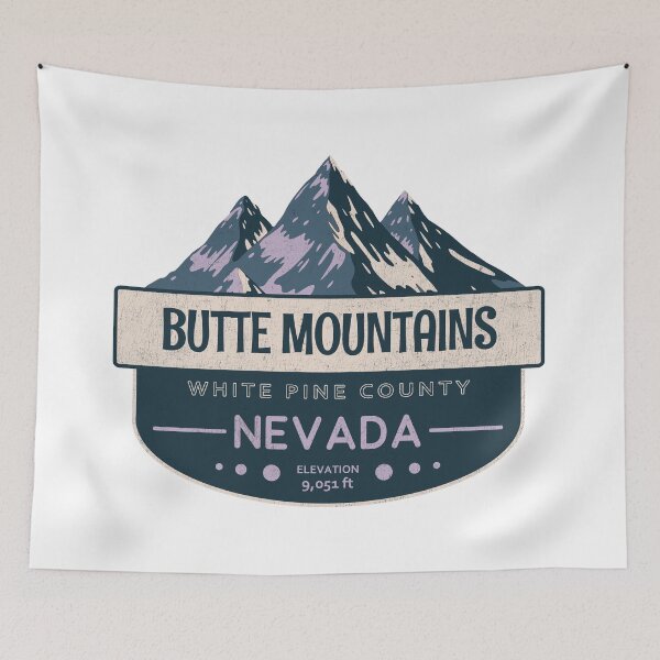 Item preview, Butte Mountains, White Pine County, Nevada, Mountain Design designed and sold by Wanderful-roads.