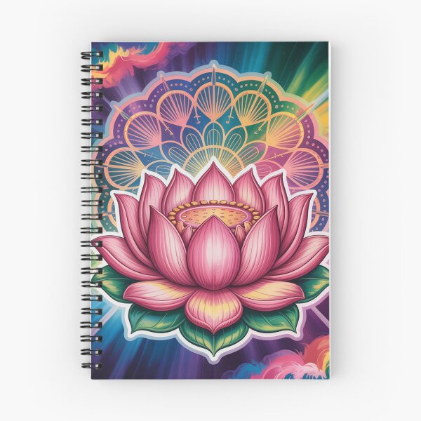 Item preview, Мandala with a luminous  lotus blossom. designed and sold by Lilashakti ⭐️ ⭐️ ⭐️ ⭐️ ⭐️.