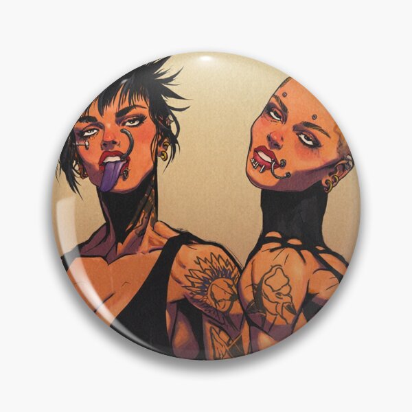Item preview, Post apocalyptic punk girls illustration art designed and sold by Vintage Designs +.