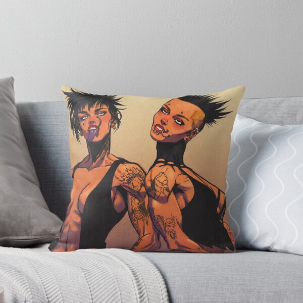 Item preview, Post apocalyptic punk girls illustration art designed and sold by Vintage Designs +.