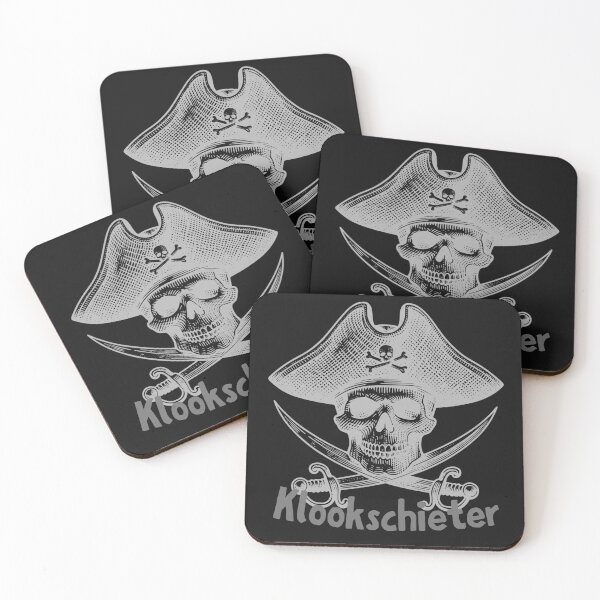 Artikelvorschau, Klookschieter – Norddeutsch Piraten Design mit Totenkopf entworfen und verkauft von Fies-und-Fein.