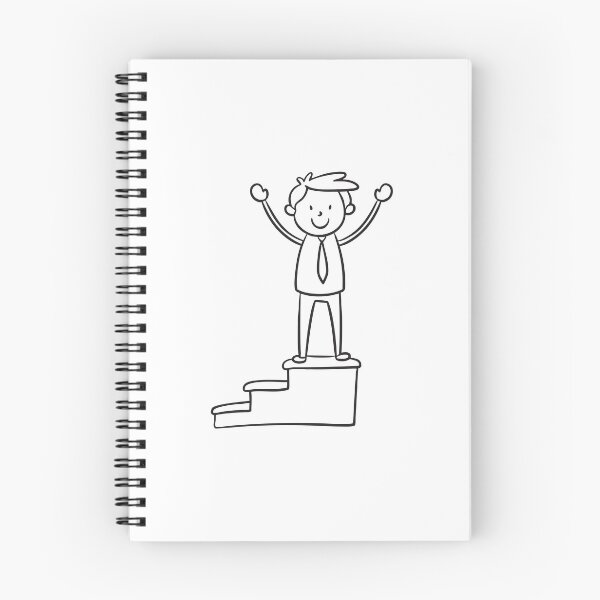 Item preview, A person standing at the top of stairs with arms raised designed and sold by rasagamastore.