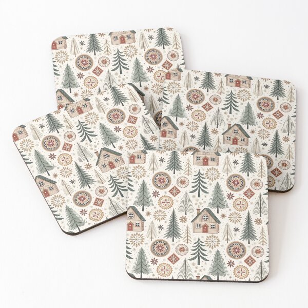 Item preview, Cottage & Pine Scene designed and sold by Shuga-Design.