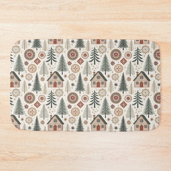 Item preview, Cottage & Pine Scene designed and sold by Shuga-Design.