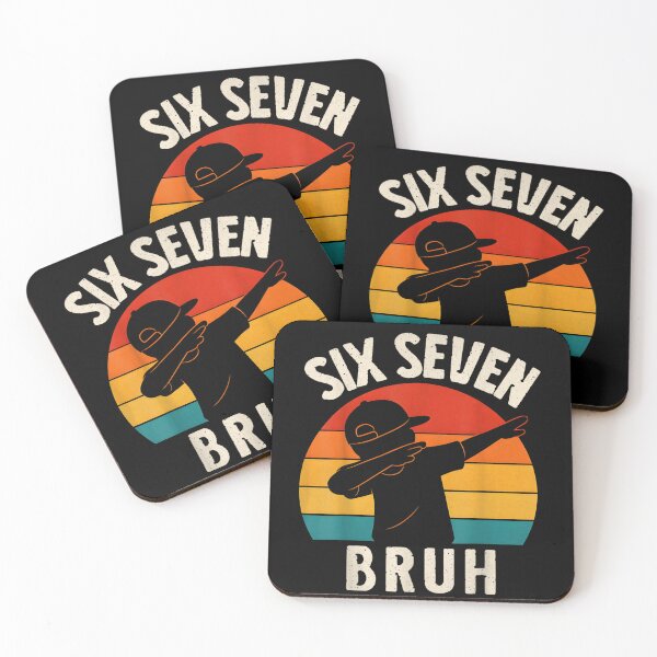 Item preview, 6 7 Meme Numbers Dabbing Six Seven Bruh Funny Boys Kids T-Shirt designed and sold by LakenDraphil.