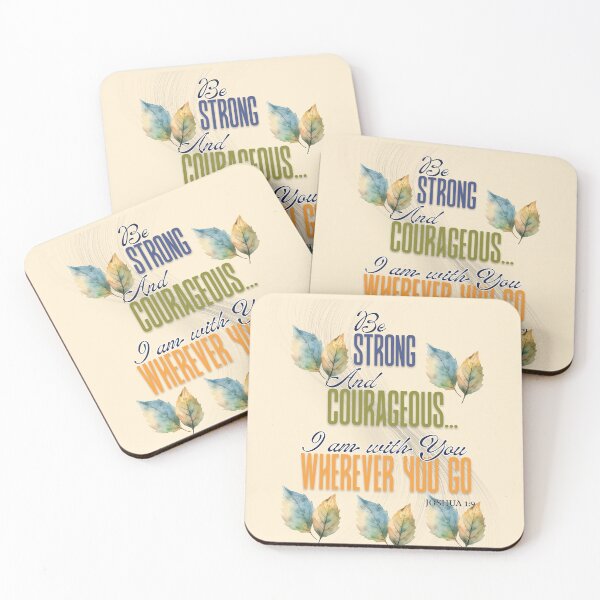 Item preview, Be Strong and Courageous – Joshua 1:9 Bible Verse designed and sold by Ausra789.