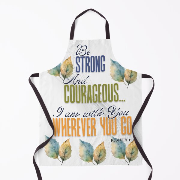 Item preview, Be Strong and Courageous – Joshua 1:9 Bible Verse designed and sold by Ausra789.