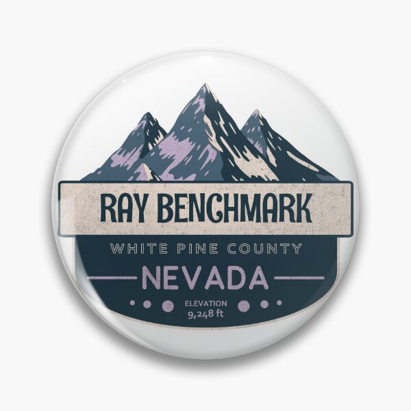 Artikelvorschau, Ray Benchmark, White Pine County, Nevada, Bergdesign entworfen und verkauft von Wanderful-roads.