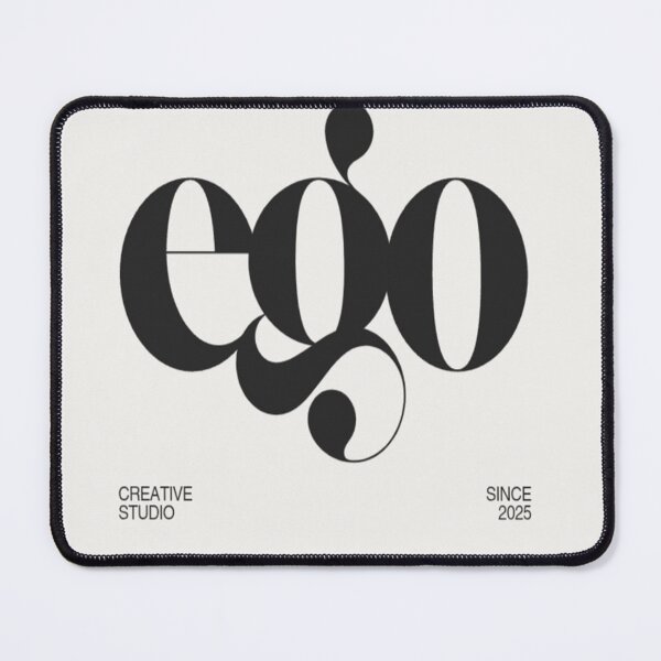 Item preview, Abstract EGO Typography Art | Creative Studio Minimalist Logo designed and sold by GenZFashion000.